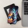 Чехол для телефона Anubis God Egyptian для Samsung Galaxy A73,31,32,72,41,J7,8,9,53,52,71,22,Note Мягкий Черный Силиконовый Чехол