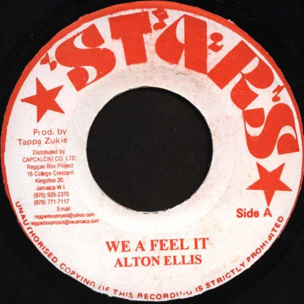 7-дюймовая пластинка ALTON ELLIS We A Feel It NONE Stars Ямайка Регги Ска Даб Б/у