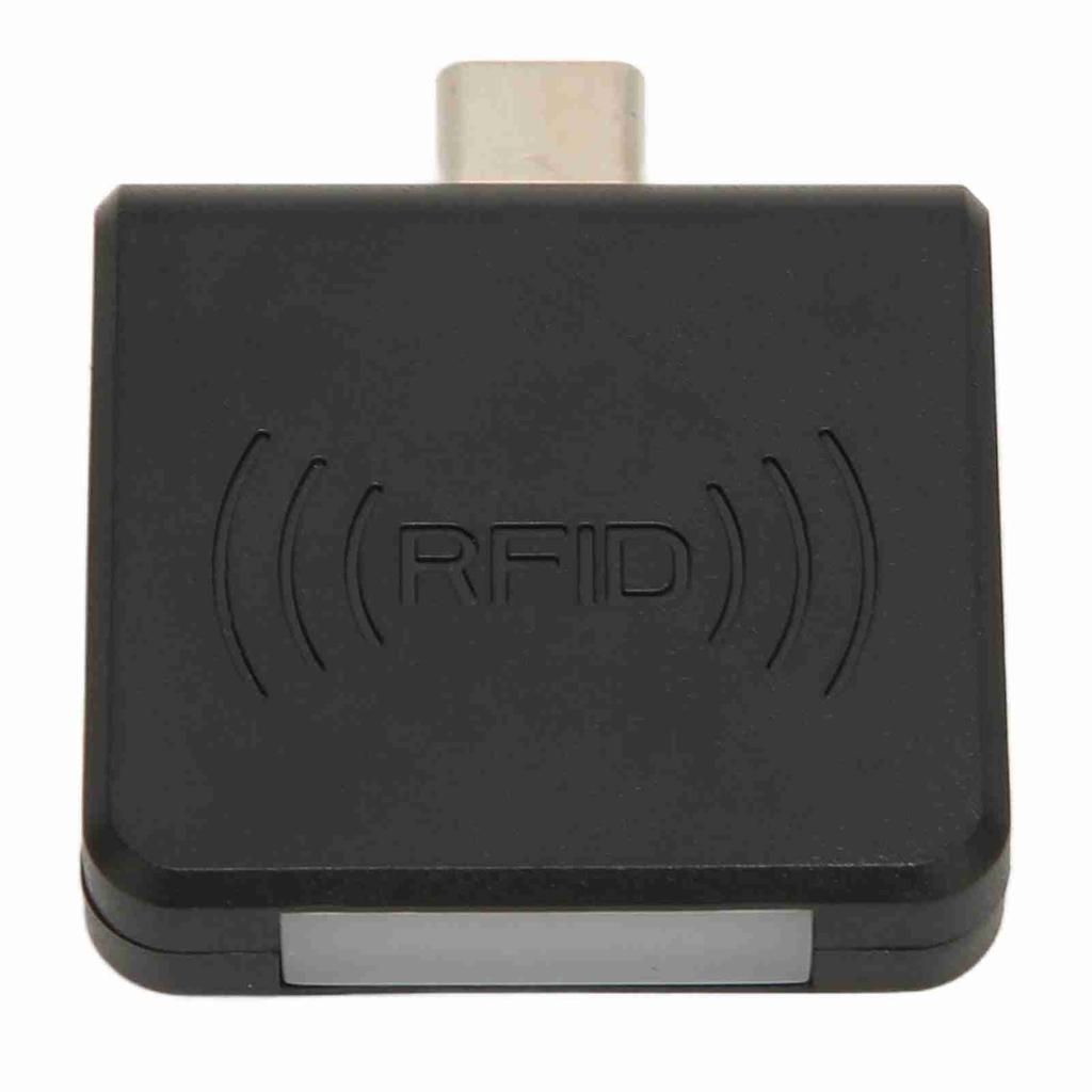 RFID ID мобильный телефон считыватель карт типа C интерфейс 125 кГц портативный считыватель смарт-карт черный