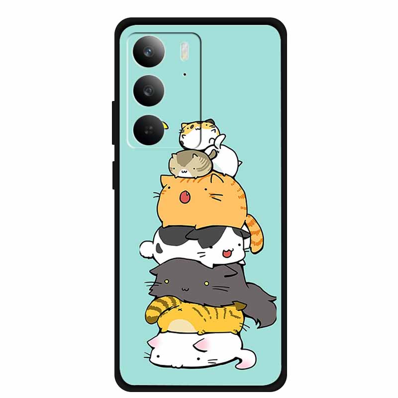 For Realme 14x 5G Case RMX5020 Luxury Soft Silicone Back Cover Cases for Realme Realme 14x 2025 Protective Shockproof Back Cover