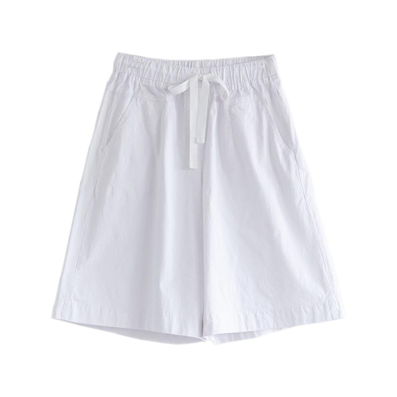 Women's Five-point Pants Loose Shorts Summer Thin Section High Waist Large Size Casual Pants Wide-leg Five-point Pants