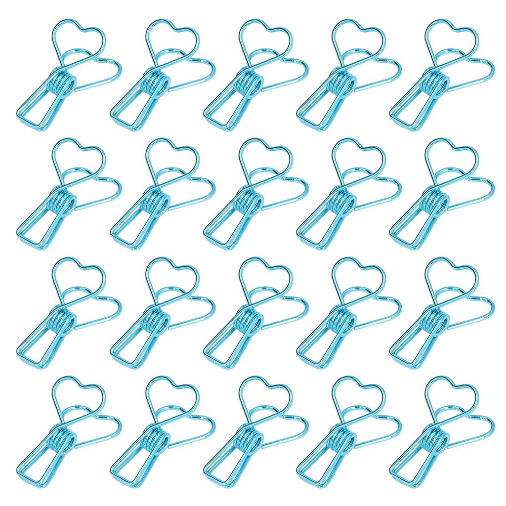 20 шт. скрепок для бумаги, элегантный стиль, прочный, носимый, стабильный, надежный, небольшой, компактный, для хранения инструментов