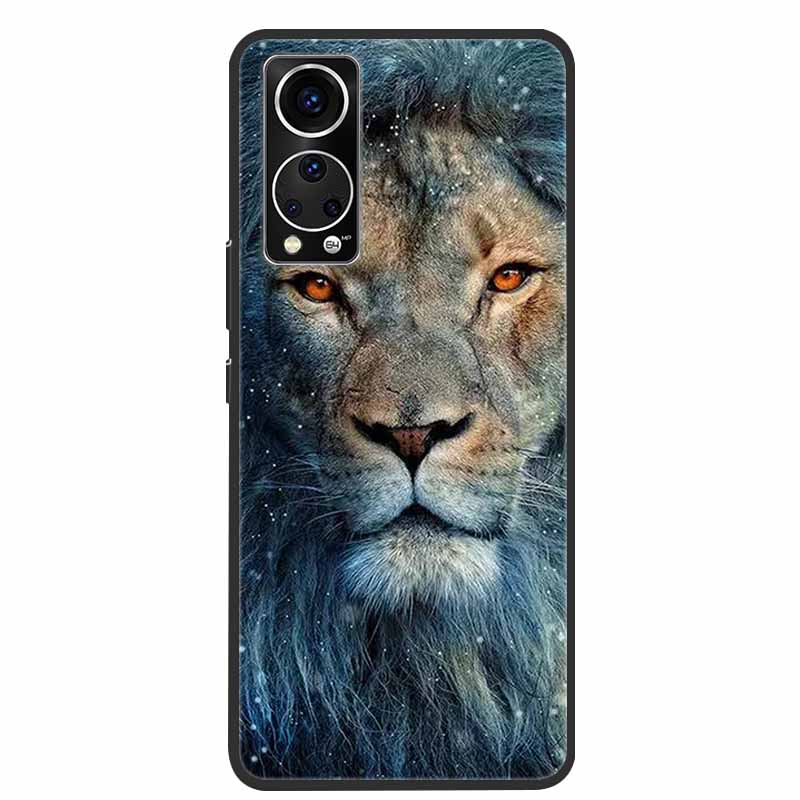 Чехол для телефона ZTE Axon 30 Cover Крутой Волк Лев Тигр Черный Силикон Мягкий Funda Для ZTE Axon 30 Задняя крышка Чехол Axon30 5G Coque
