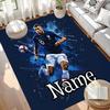 Custom Name Personalized Kylian Mbappe Print Carpet, Versatile Home Decor Rug, for Playroom, Apartment, Balcony, Entryway, Hallway Gift
