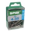 Vis - SPAX - Tête Fraisée Torx - Inox - Diam. 4 Mm - Long. 35 Mm - Lot De 25