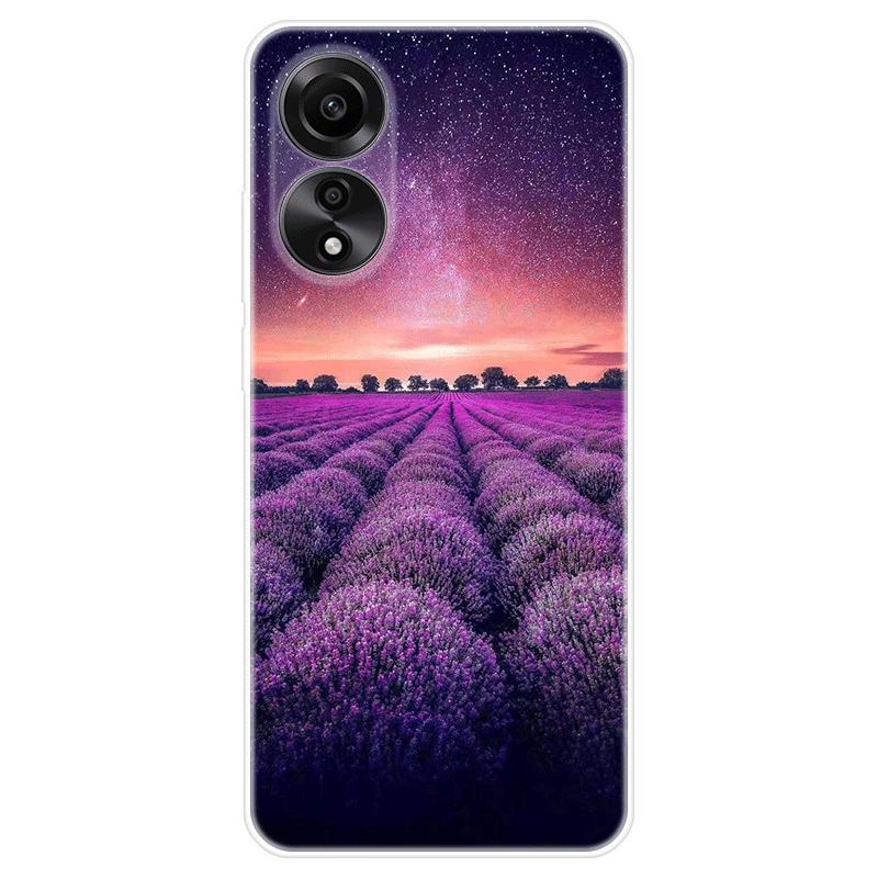 Для OPPO A58 A 58 4G чехол Мягкая силиконовая задняя крышка Мультяшный чехол для телефона Разнообразие