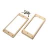 YJB PARTS Flat Bottom Escutcheon Set with Screws In [Made Japan] (Vintage Ivory)