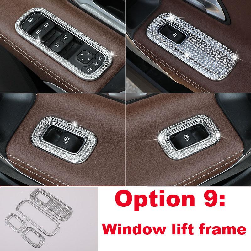 Наклейка Diamond для Mercedes Benz A class W177 V177 A200 A180 + наклейка на аксессуары для украшения салона автомобиля