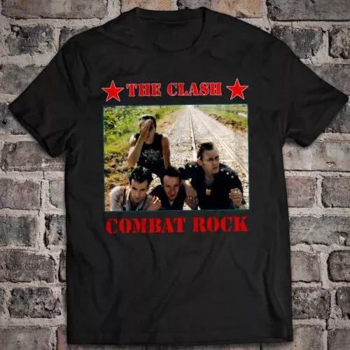 New The Clash Combat Rock Black S-234XL Shirt Gift For Fan TT514