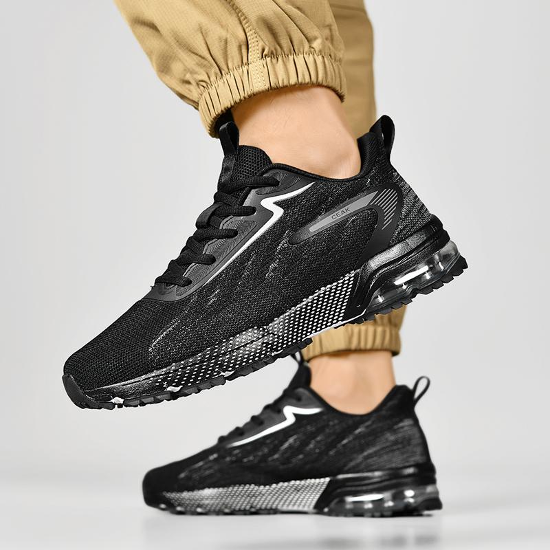 Мужские кроссовки Спортивные кроссовки с воздушной подушкой Дышащая амортизирующая сетка Удобные повседневные кроссовки