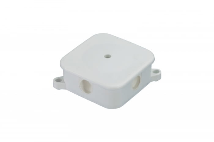 Surface-mounted installation box with cable glands 85x85x35mm without terminals IP44 white Pak-Plast P2.