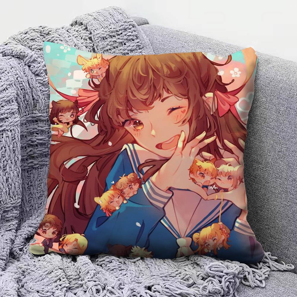 Manga Fruits Basket Anime Home Sofa Cushion Covers And Aecorative Custom Pillow Covers