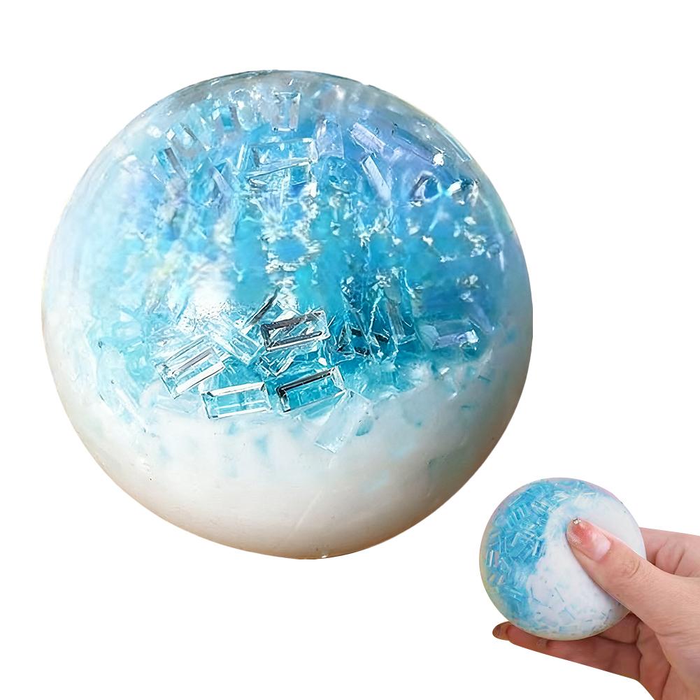 Squeeze Sensory Toy Soft Relaxation Fun Portable Calming Gadgets Kids Adults Colored Ball Fidget Toy For Home School Traveling
