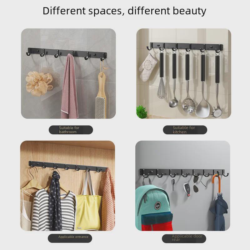 Прочный самоклеящийся настенный крючок для ванной и кухни