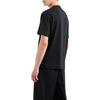 Emporio Armani Однотонная футболка с круглым вырезом, спущенным плечом и коротким рукавом для мужчин, Топы, Черный, 3D1T94-1JWZZ-0030