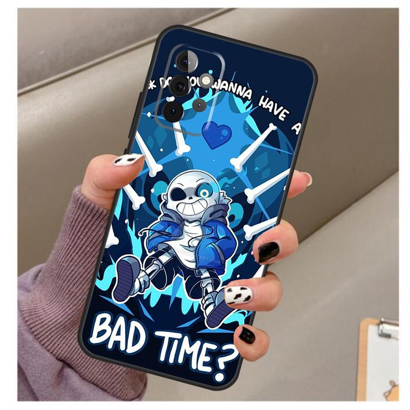 Чехол Undertale Sans для Samsung Galaxy A14 A34 A54 A12 A22 A32 A52 A51 A71 A13 A23 A33 A53 A15 A25