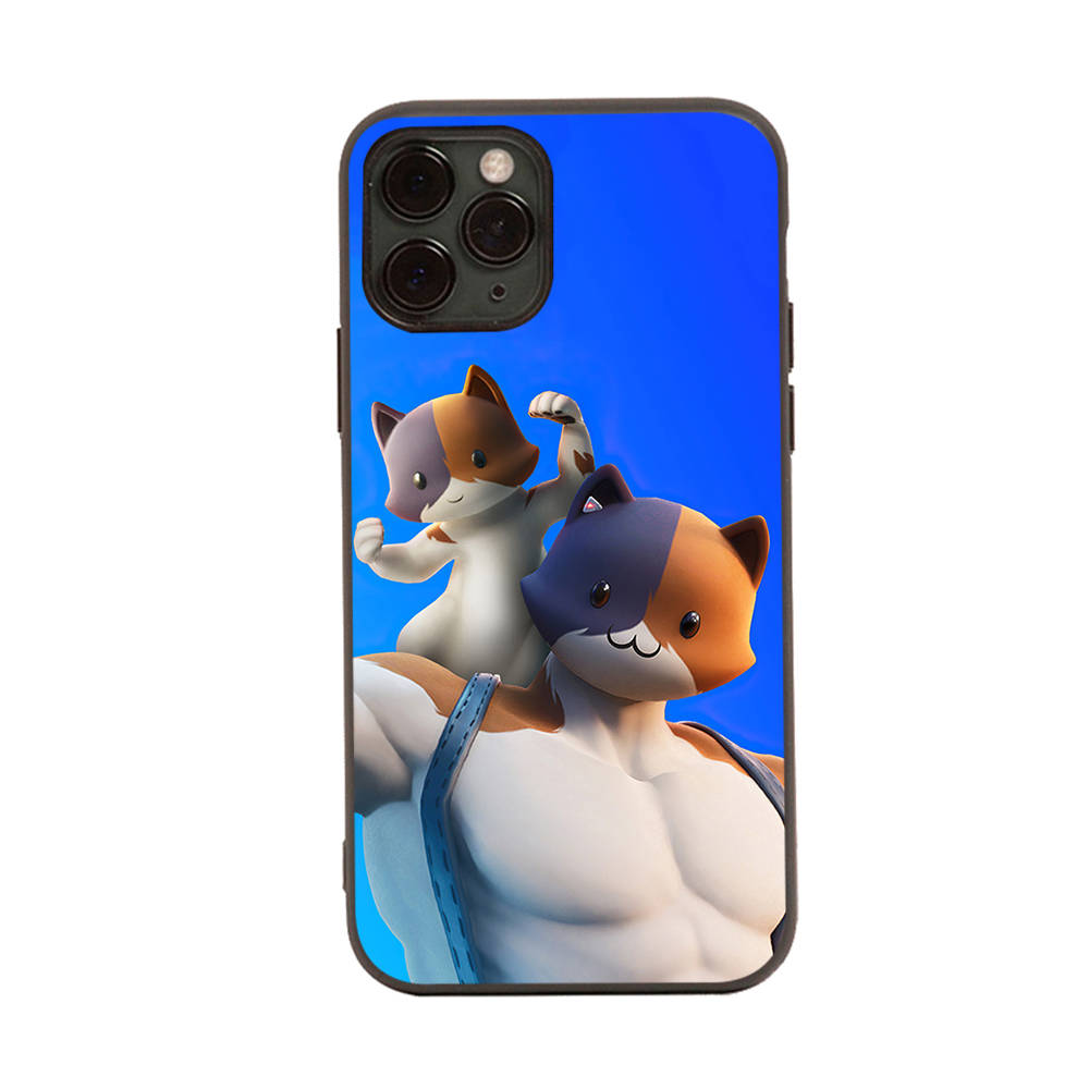 Чехол для iPhone 16 15 Plus 14 13 12 11 Pro 8 7 6S 6 SE 5S X XR XS Max Realme C30 C33 C31 9I Black Sofe Cover FI1 Fortnite