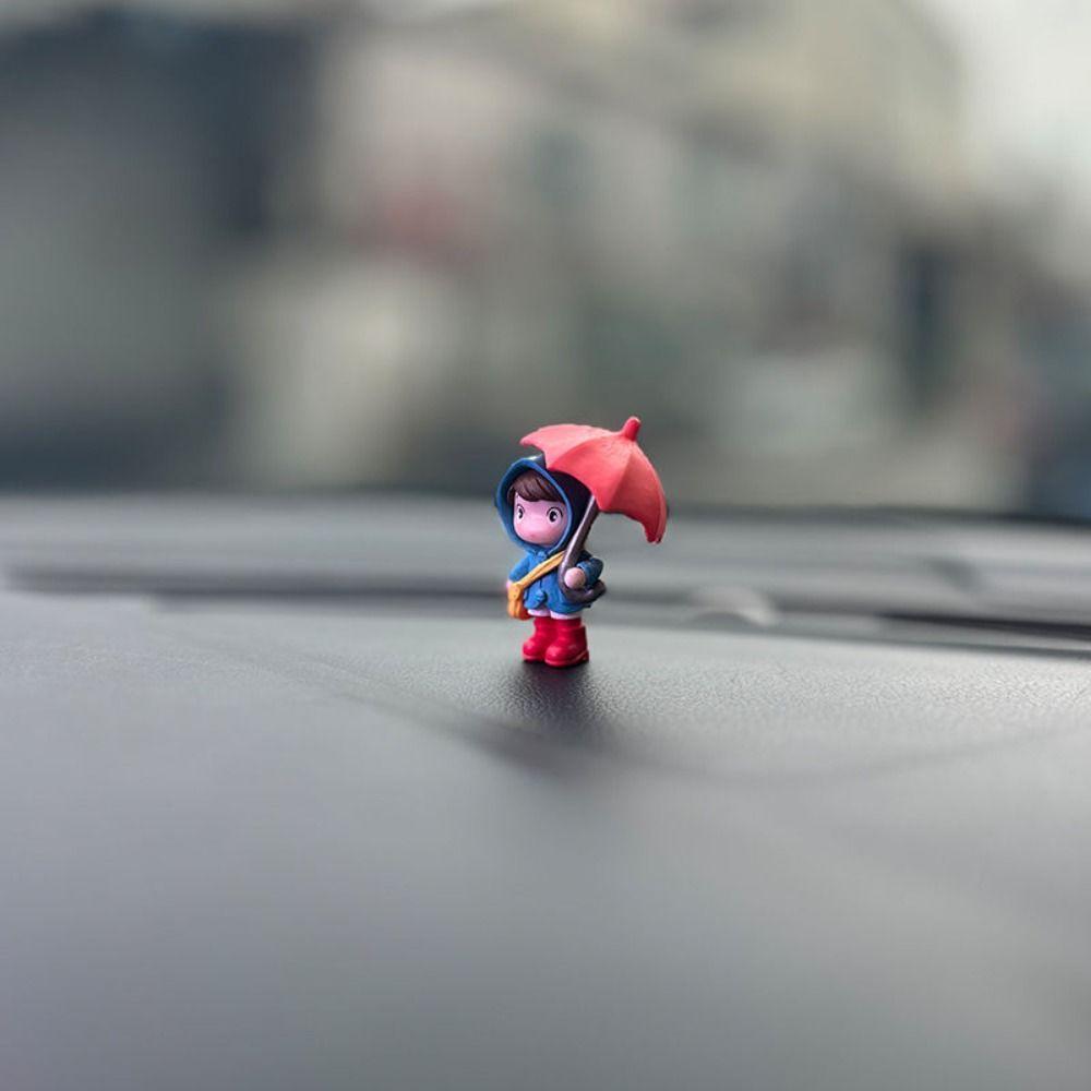 Красочный Мультяшный Зонт Украшение для Автомобиля ПВХ Автомобильная Кукла Подарок Автомобильные Декоративные Украшения