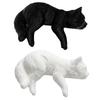 Милая фигурка кошки DYS, Декор для монитора компьютера, 3D-печатный топпер для экрана телевизора, Маленький котенок, Украшение на приборную панель автомобиля, Для зеркала заднего вида, Настольный офисный