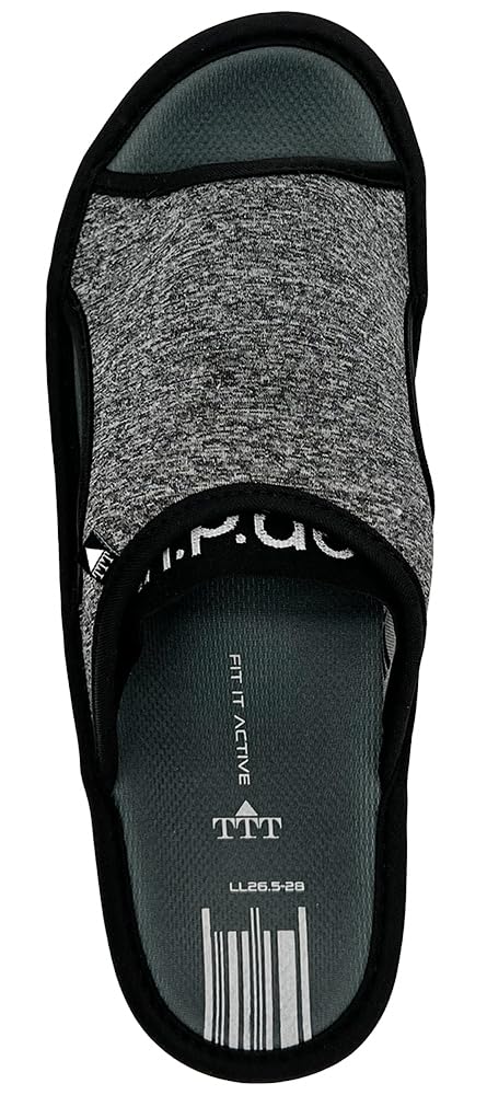 Fit It ACTIVE TTT см Тапочки, Черный, 25.5
