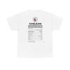 Chile Nutrition Fact Cotton T-Shirt | Chilean Classic Collection