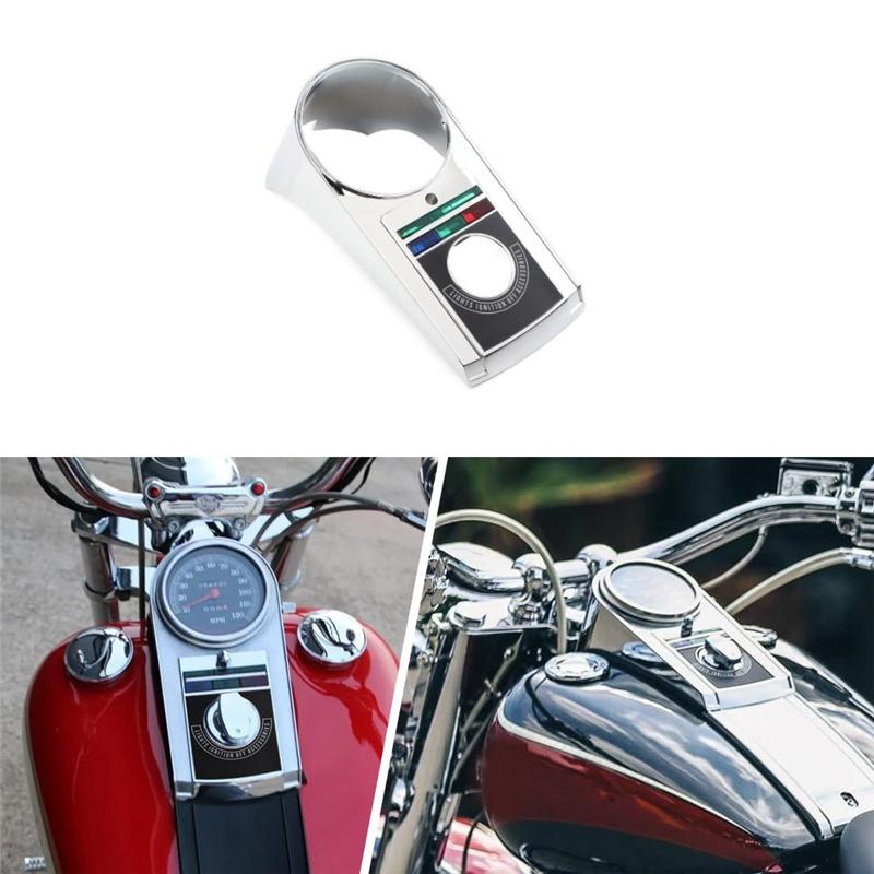 Для мотоцикла Heritage Softail Springer Electra Glide Fat Boy FLSTF Хромированная панель приборной панели Спидометра