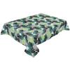 Tropical Jungle Leaves Monstera Green White Waterproof Tablecloths Kitchen Coffee Table Cloth for Living Room Dining Table Decor
