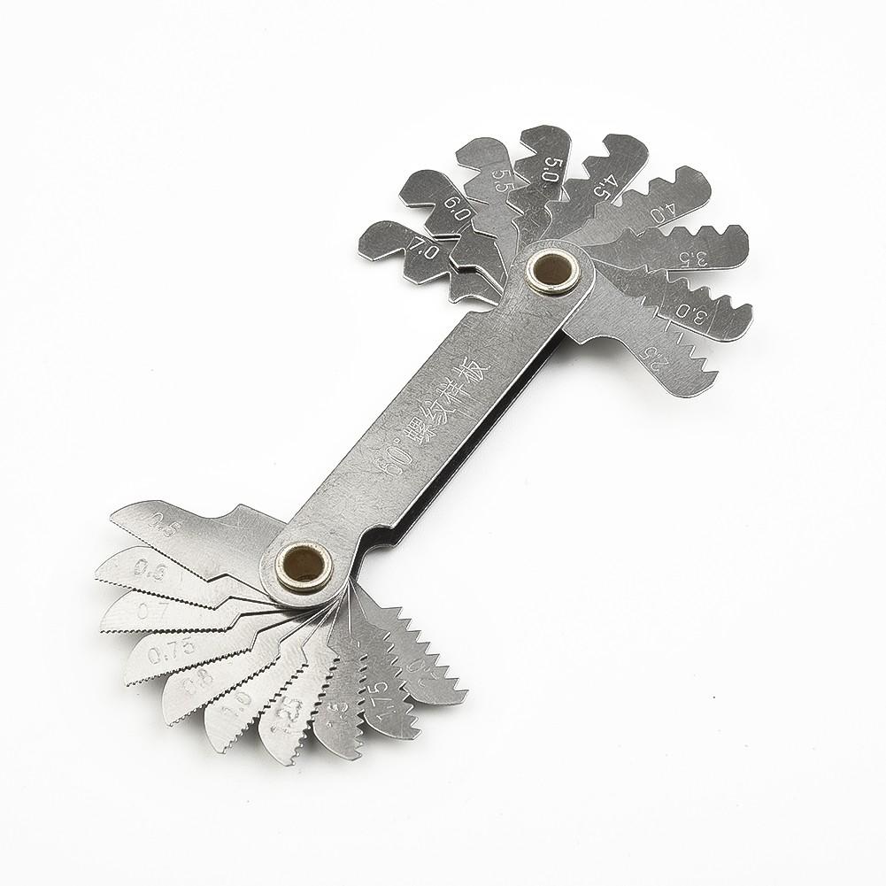 Набор для измерения шага резьбы, стальная резьба, 1 шт.