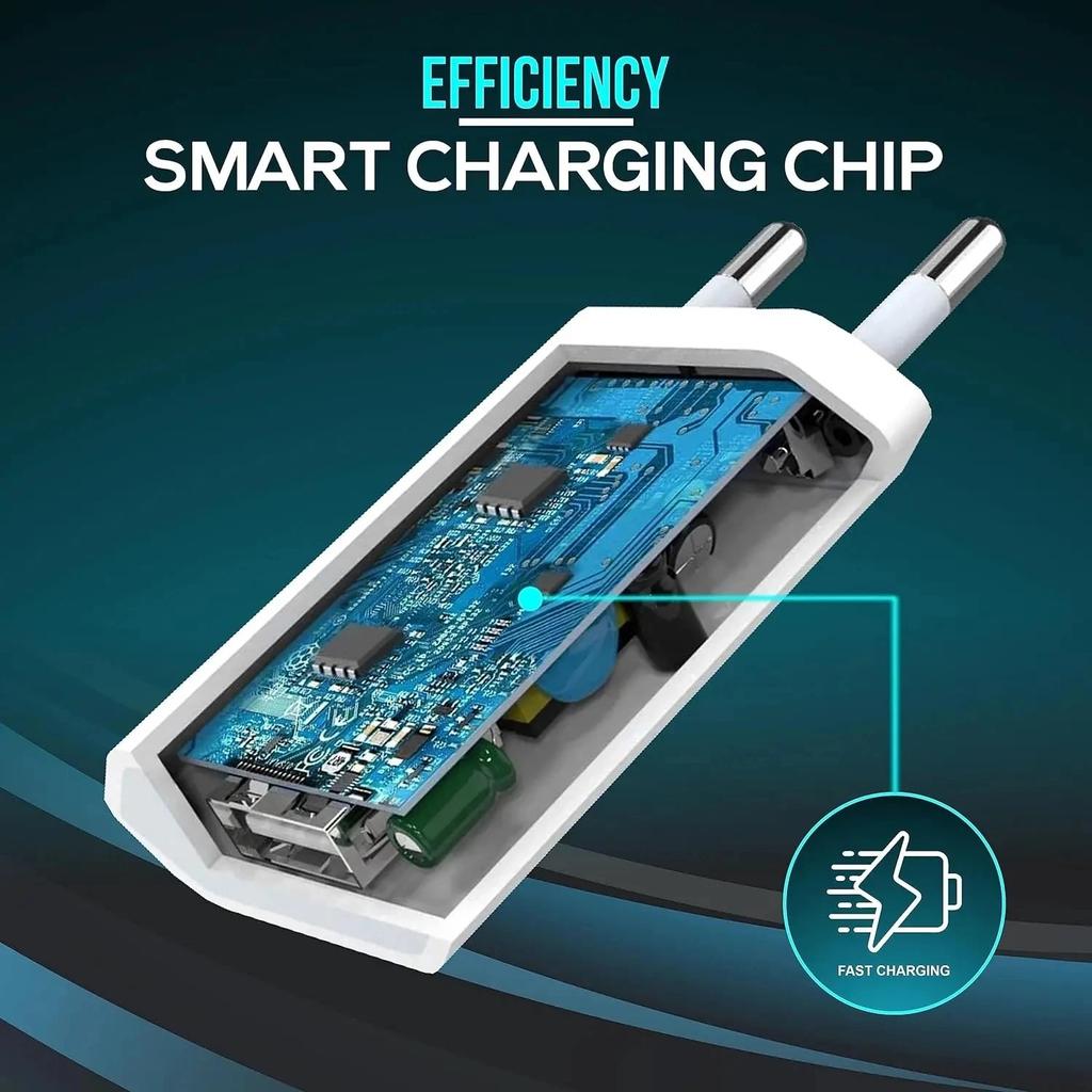 With Box 5V 1A 5W EU Plug USB Wall Charger for iPhone 5 5S 6 6S 7 8 Plus 11 12 13 14 Pro Max X XR XS SE USB Travel Power Adapter