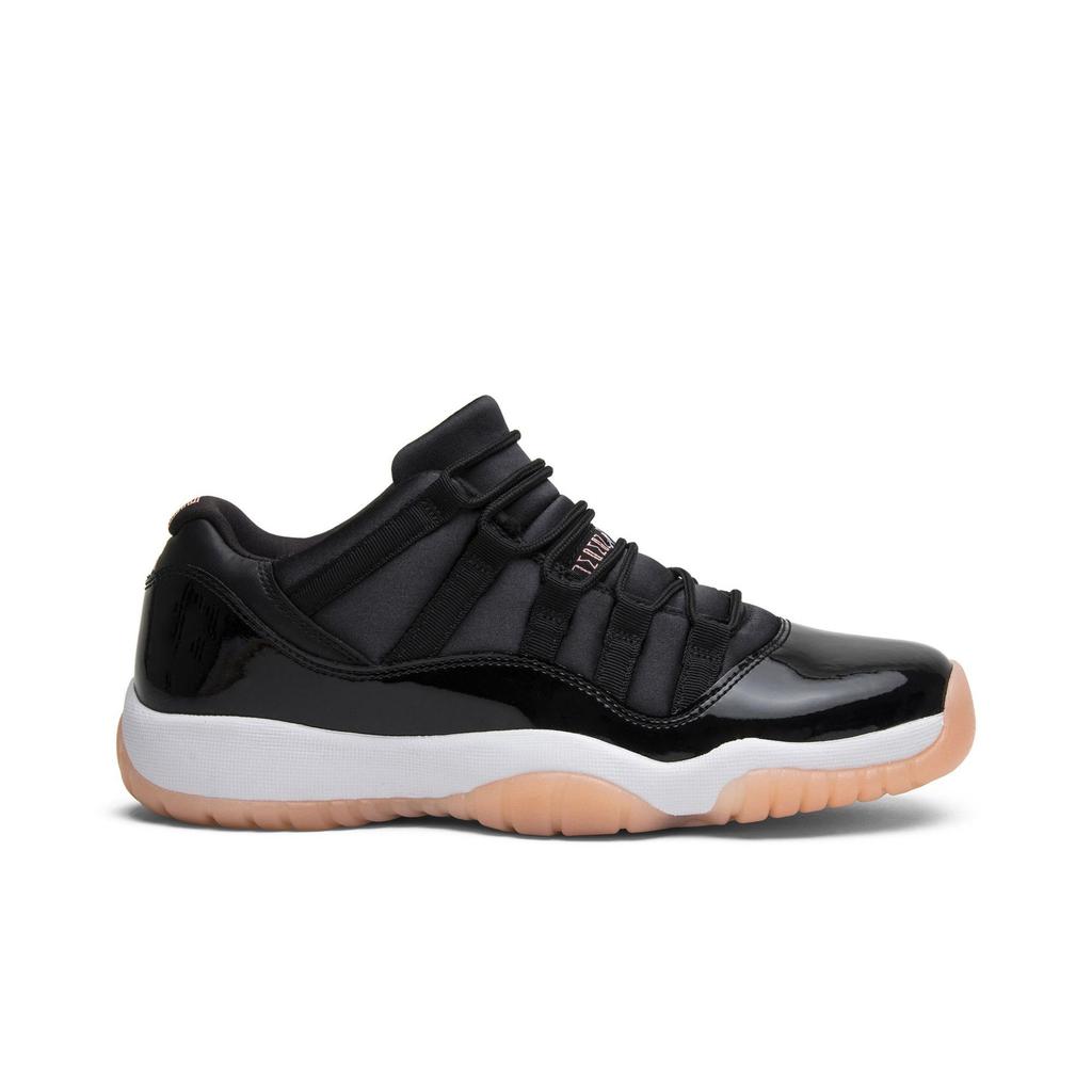 Air Jordan 11 Retro Low GG 'Bleached Coral' (Unisex) Black / Bleached Coral-White Kids' Basketball Shoes 580521 013