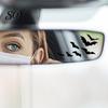 Creative Car Window Graphics Flying Bat Rearview Mirror Stickers, PVC Decals for Vehicle Easy Apply Vinyl Exterior Decoration, Waterproof