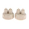 2Pcs Co2 System Tube Valve Guage Bottle Cap Diy Air Diffuser Generator Tool