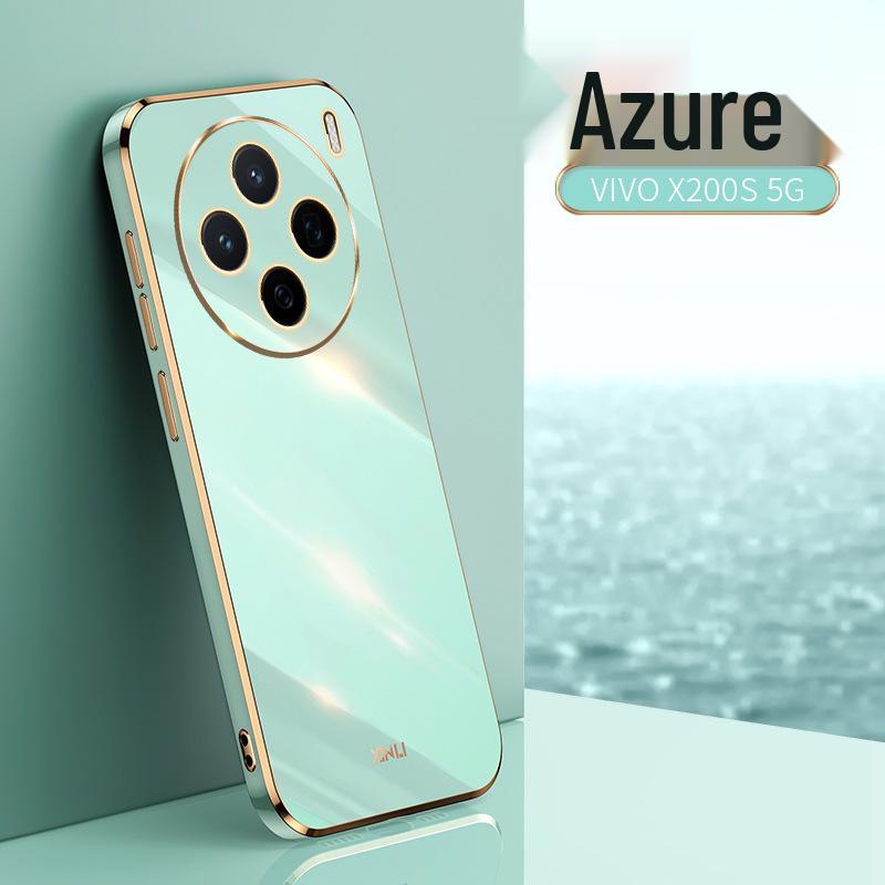 Совместимый с Vivox200s, BBK X100pro Гальванизированный Женский Защитный 5G Силиконовый Ударопрочный Чехол.