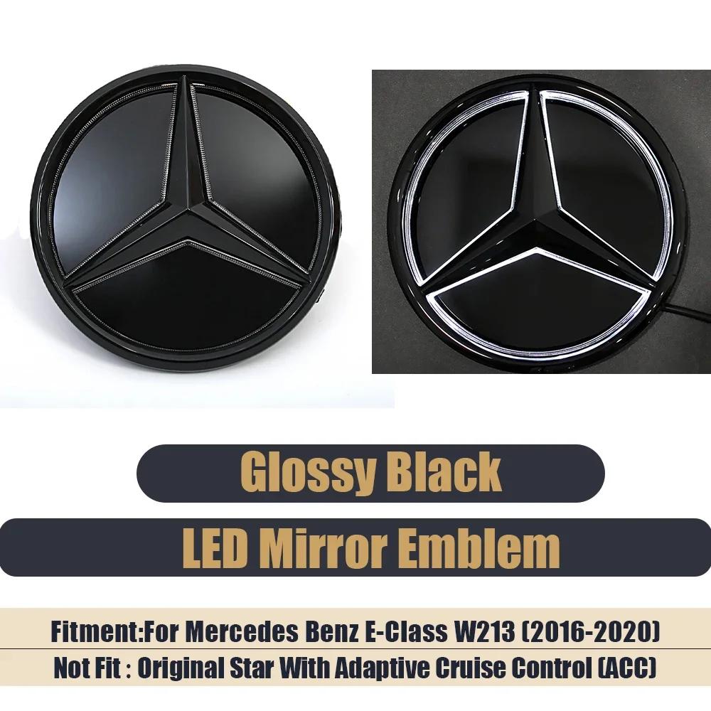 3D Front Grille Star Emblem For Mercedes Benz E-Class W213 2016-2020 E200 E250 E300 E350 E400 E450 Illuminated Logo