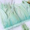 Zebratails Rooster Feathers 25-30CM Tail Trim Saddle Cock Plumes Fringe for DIY Wings Carnival Inspiration Decor Feather Collar