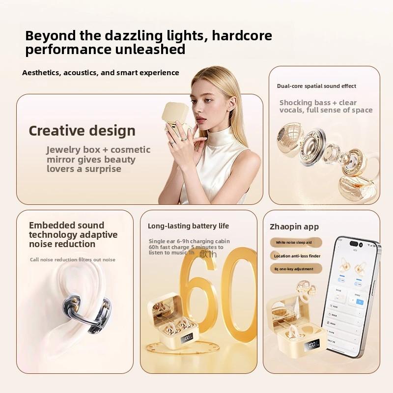 Xiaomi 2026 new ear clip type sports wireless long-lasting Bluetooth headphones with accessories and high sound quality