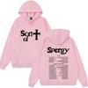 Худи с принтом Daniel Caesar Son of Spergy Tour Мужское Женское Хип-хоп Толстовка С длинным рукавом Повседневная Свободная Одежда