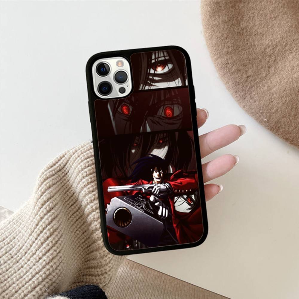 H-Hellsing Аниме Крутой Для iphone 17 Air 16 15 14 13 12 11 Pro Max ТПУ+ПК Плюс Ударопрочный Задняя Крышка Телефона
