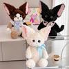 German Rex Black Cat Plush Toy – Cute Kitten Stuffed Animal, Ideal Girl's Birthday Gift for Boyfriend