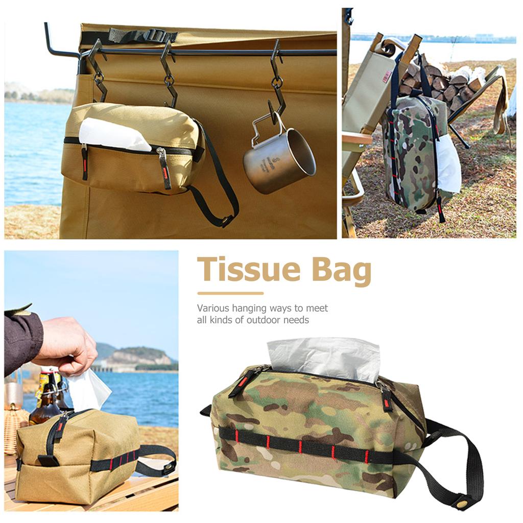 Чехол для салфеток из водонепроницаемой ткани Оксфорд, бумажный чехол для салфеток, диспенсер для салфеток для лица, держатель, сумка для хранения для кемпинга на открытом воздухе, походов