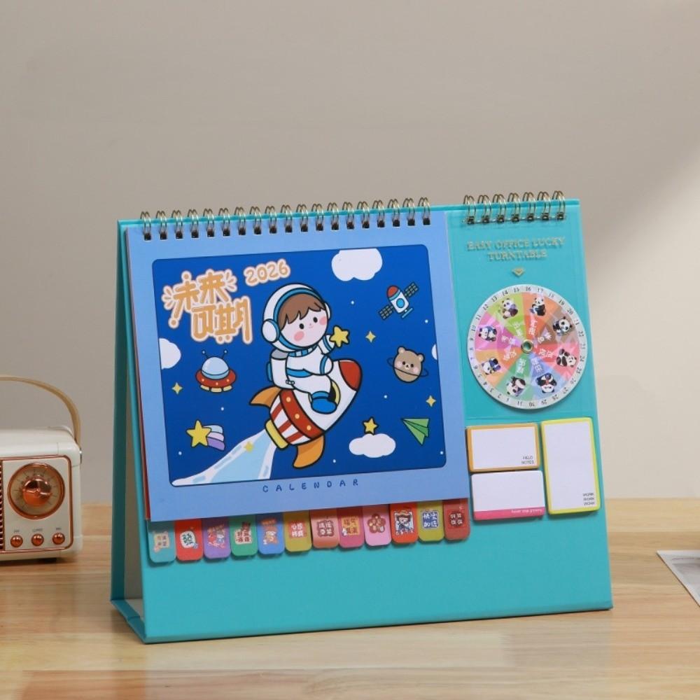 Отображение месяца и даты 2026 Настольный календарь в стиле китайского Нового года Ежемесячный планировщик Ежедневное планирование