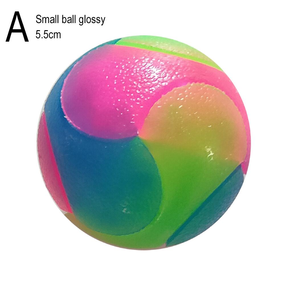 Pet Light Up Toy Ball Glowing LED Puppy Flashing Elastic Ball Toy Color Light TPR Ball Interactive Toys For Cats Dogs 5