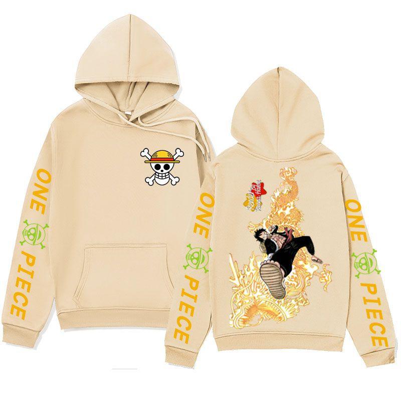 Худи с принтом Аниме One Piece, Флис, Куртка Луффи