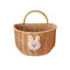 Onion Ginger Garlic Wall Hanging Basket Fruit Vegetable Handwoven Rattan Basket  for Kitchen