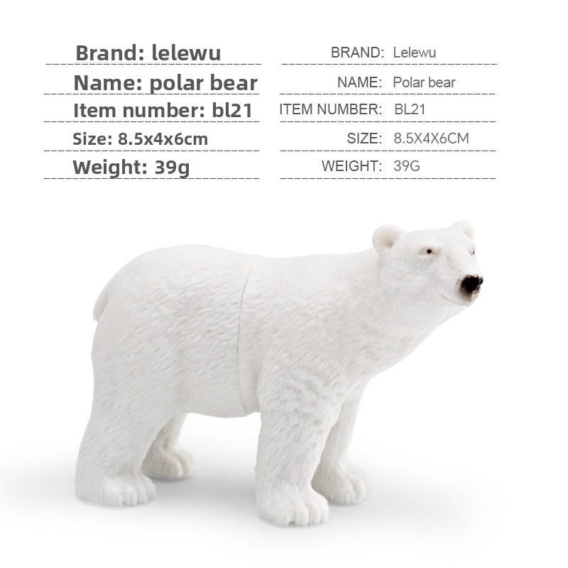 Wild Animal Elephants Tigers Model Set With Realistic Zoo Figures For Kids Educational Play And Learning