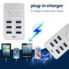 USB C Charger Station 50W 6 Ports 3 PD 3 USB or 6 USB Desktop Socket