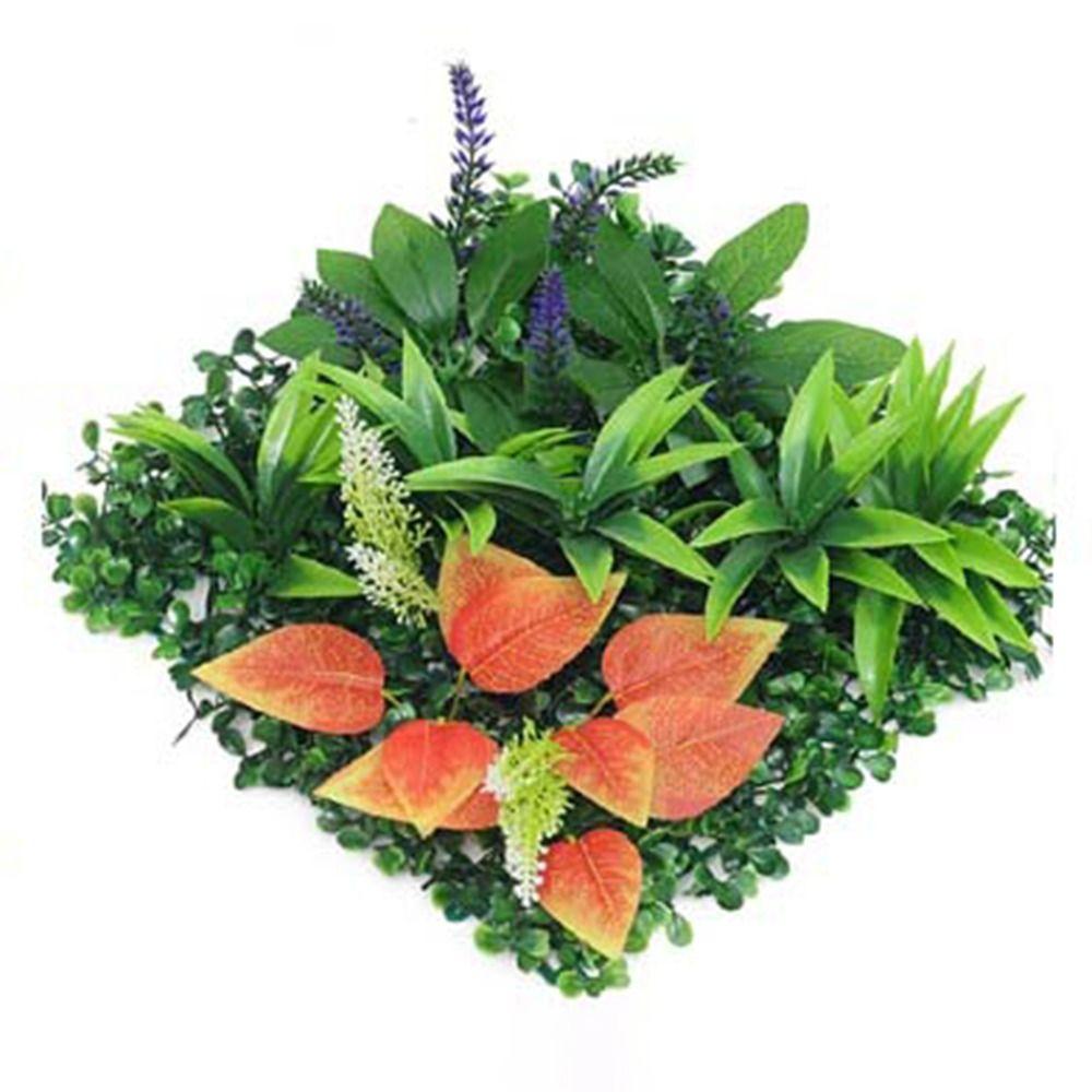 DIY Artificial Eucalyptus Carpet Durable Artificial Fern Grass Fake Green Grass Mat  Privacy Screen