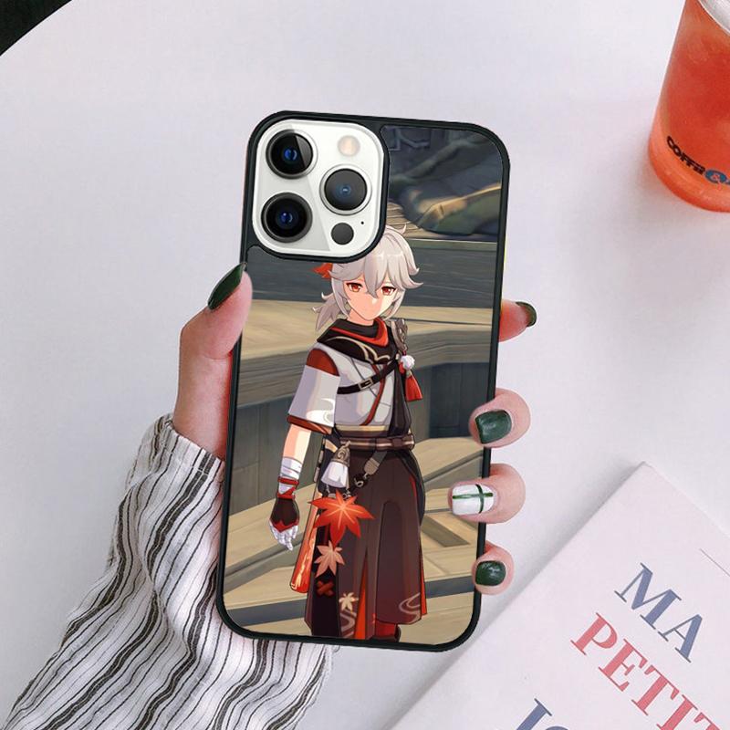 Kazuha Genshin Impact Game Phone Case For iPhone 17 Air 14 13 12 16Pro Max 15  Plus Cover Shell Max coque