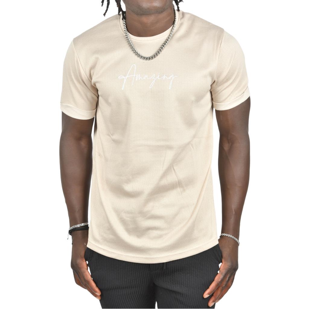 Футболка узкого кроя с двойными рукавами и надписью DeepSEA с рисунком спереди 2403213