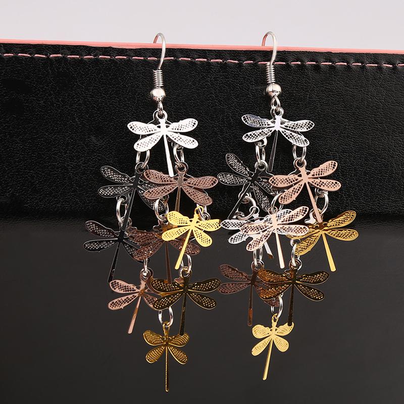 Модные индивидуальные серьги-стрекозы, серьги, экологические красочные серьги, ювелирные изделия
